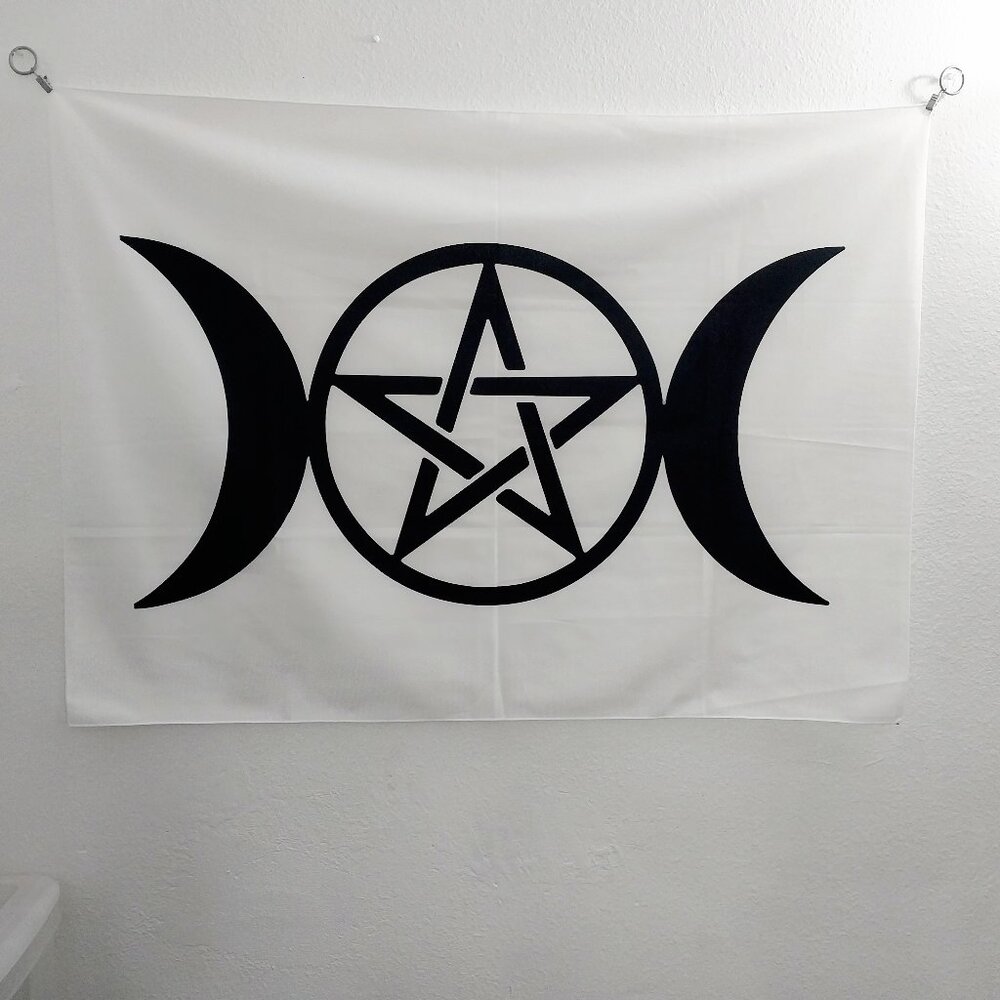 Triple Moon Wall Tapestry